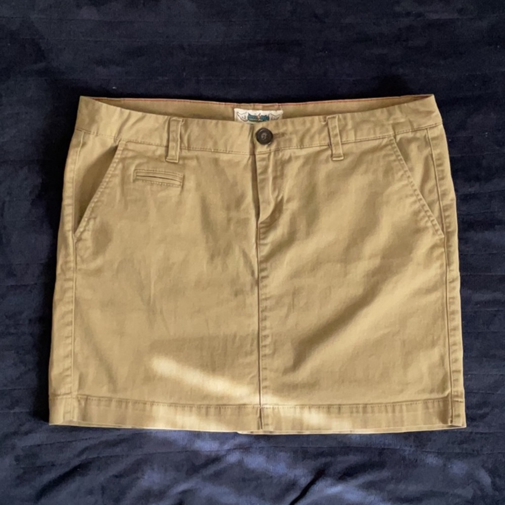Freestyle Revolution Tan Mini Pencil Skirt for Casual Work